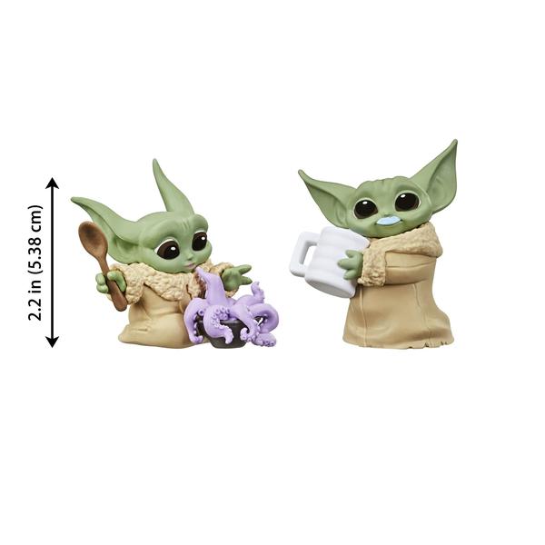 Imagem de Star Wars The Bounty Collection Série 3 The Child Figures 2.25-Inch-Scale Tentáculo Soup Surprise, Blue Milk Mustache Posed Toys, 4 and Up