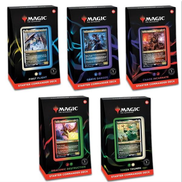 Imagem de Starter Commander Deck First Flight Magic The Gathering PT