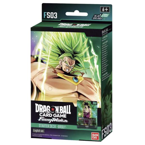 Starter Deck Dragon Ball Super Fusion World Card Game Broly FS03 Bandai - 810059784185 Imagem de Starter Deck Dragon Ball Super Fusion World Card Game Broly FS03 Bandai - 810059784185