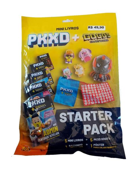 Imagem de StarterPack 5 mini livros 5 Gogos PKXD + saquinho porta Gogos + 1 Pôster - Fun