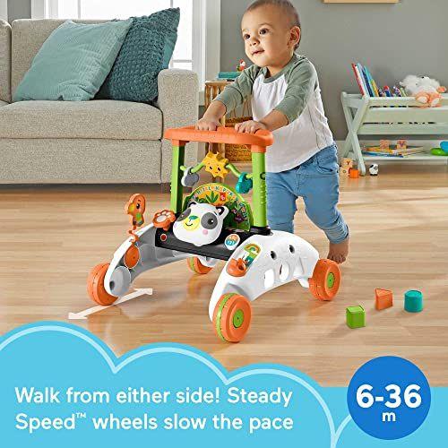 Imagem de Steady Speed Panda Walker de 2 lados, brinquedo de caminhada para bebês com atividades e músicas para aprender