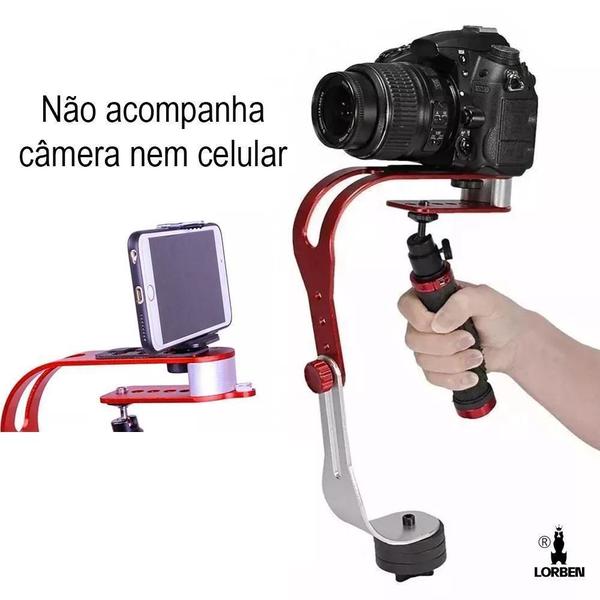 Imagem de Steadycam Estabilizador Para Celular Câmeras Dslr Lorben