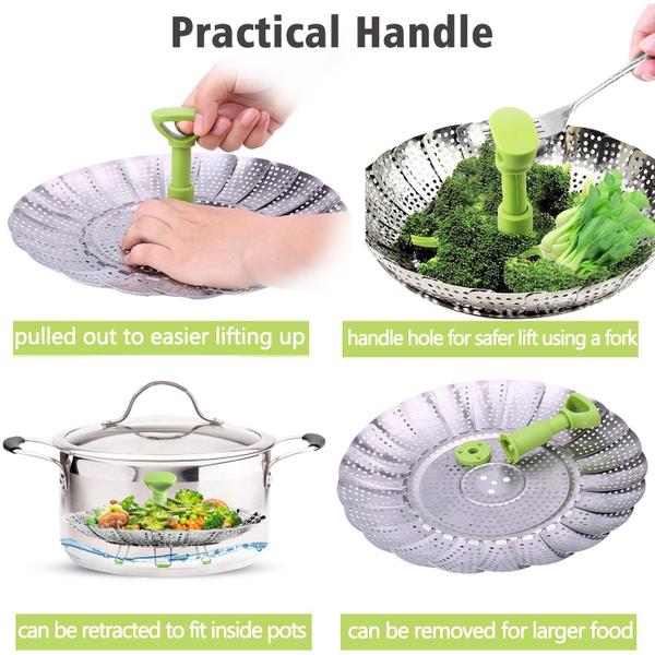 Imagem de Steamer Basket Consevisen em aço inoxidável para peixes vegetarianos