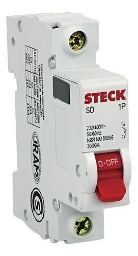 Steck Disjuntor Unipolar 1 Polo 32a Curva Com 3ka Sdd62c32 Imagem de Steck Disjuntor Unipolar 1 Polo 32a Curva Com 3ka Sdd62c32