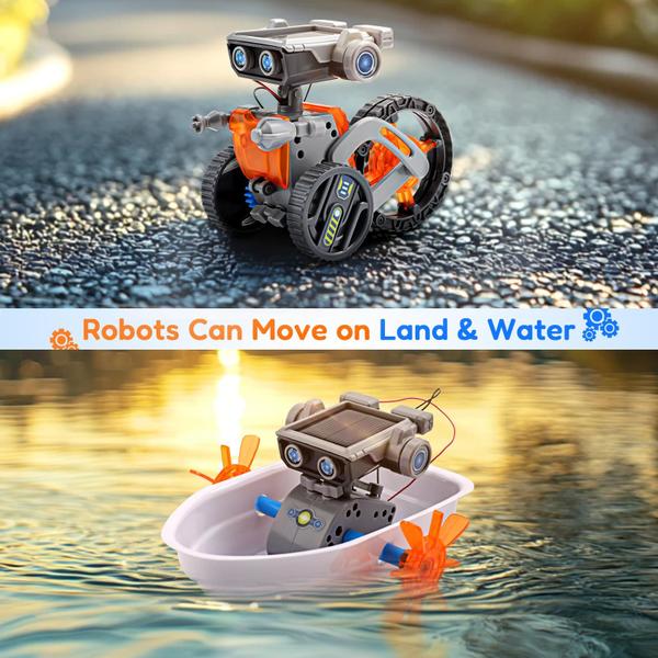 Imagem de STEM Solar Robot Toys AoHu Solios-Nova 15 em 1 para crianças de 8 a 12 anos