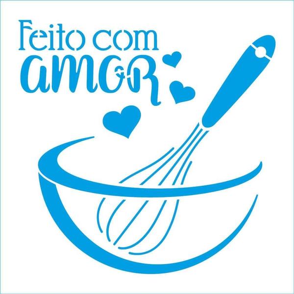 Imagem de Stencil Litoarte Rose Ferreira 14 x 14 cm - STA-161 Feito com Amor