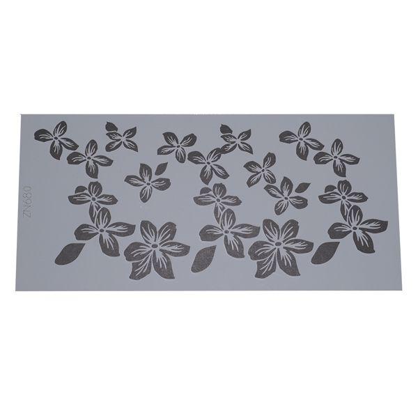 Imagem de Stencil para Decoração Flores - GMEZN942