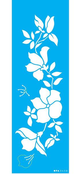 Imagem de Stencil Pintura Flores Azaleias 10x30 3458 Opa