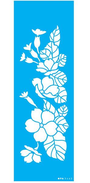 Imagem de Stencil Pintura Flores Primulas 10x30 3462 Opa