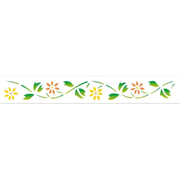 Imagem de Stencil Sp. 04X30 194 Flores Margaridas