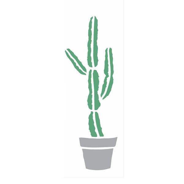 Imagem de Stencil Sp. 10X30 2494 Plantas Cactos