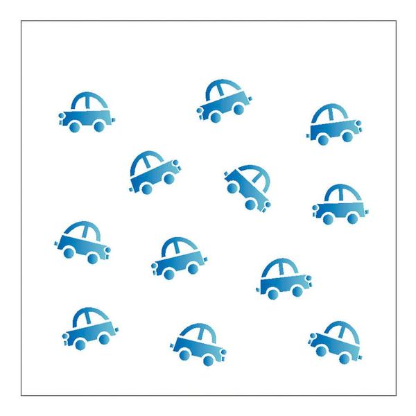 Imagem de Stencil Sp. 14X14 1138 Micro Carros