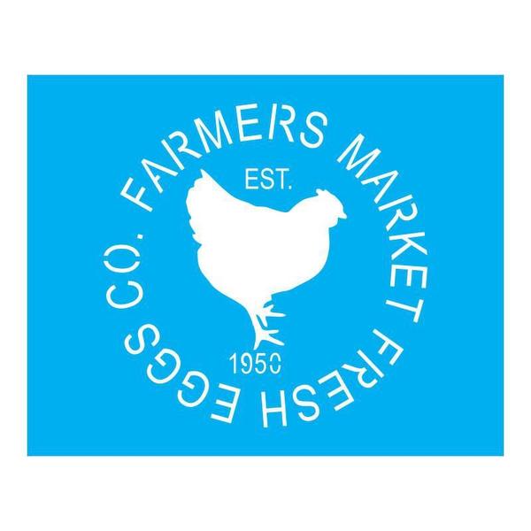 Imagem de Stencil Tamako Farmers Market Fresh - 20X25 - Ref B357