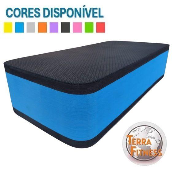 STEP AERÓBICO ACADEMIA 60X30X15 cm - TERRA FITNESS Imagem de STEP AERÓBICO ACADEMIA 60X30X15 cm - TERRA FITNESS