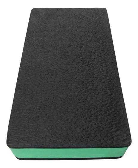 Imagem de Step Para Academia Fitness 60 X 30 X 14 Ginastica Aeróbico Cor Preto/Verde