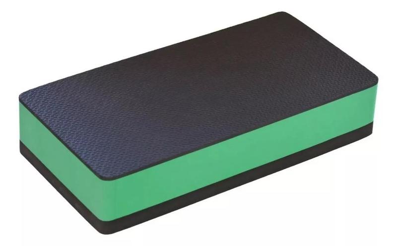 Imagem de Step Para Academia Fitness 60 X 30 X 14 Ginastica Aeróbico Cor Preto/Verde