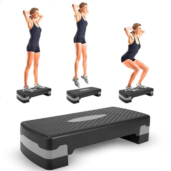 Stepper Academia Profissional Regulável Fitness Ajustavel - Pluggei Imagem de Stepper Academia Profissional Regulável Fitness Ajustavel
