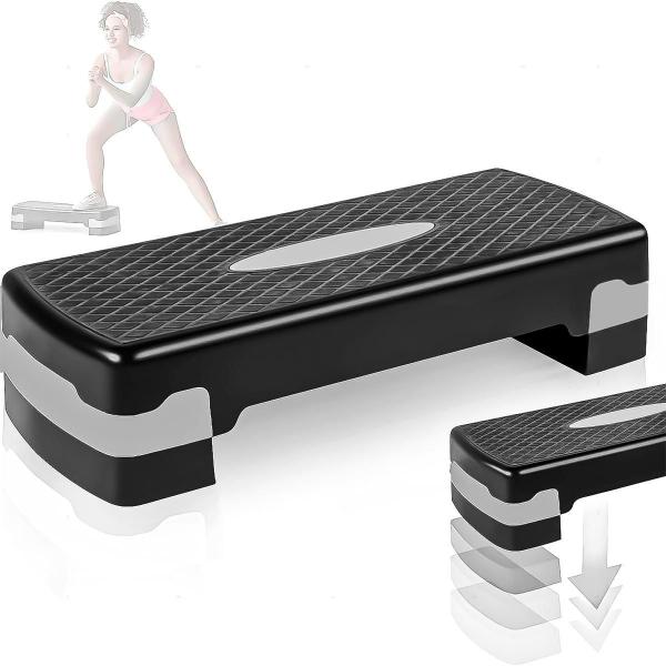 Stepper Academia Profissional Regulável Fitness Ajustavel - Pluggei Imagem de Stepper Academia Profissional Regulável Fitness Ajustavel