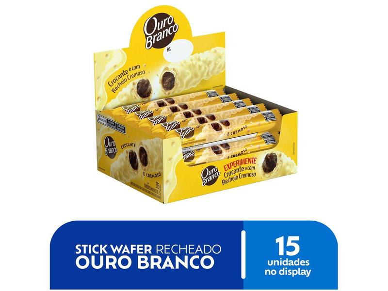 Imagem de Stick Wafer Recheado Ouro Branco