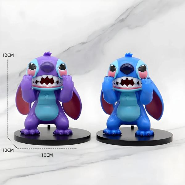 Imagem de Stitch Boneca Figuras Anime 10 Pçs 5cm Brinquedos Dos Desenhos Animados Ornamentos Micro Bolo