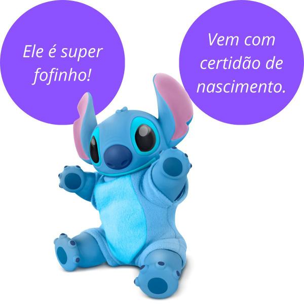 Imagem de Stitch boneco vinil licenciado brinquedo original filme coleção amor de filhote 