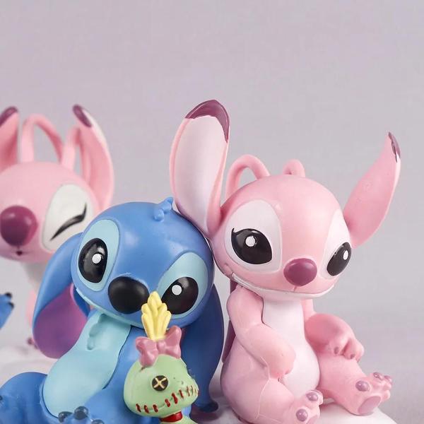 Imagem de Stitch Disney Anime Pvc Figura Meninos Meninas Dos Desenhos Animados Bonecas Presentes De