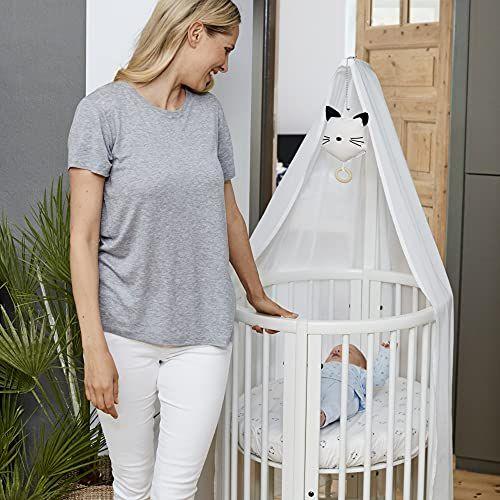 Imagem de Stokke Sleepi Drape Rod, Natural - Feito de Madeira de Faia Maciça - Fácil de Instalar e Limpar - Compatível com Stokke Sleepi Crib/Bed & Mini