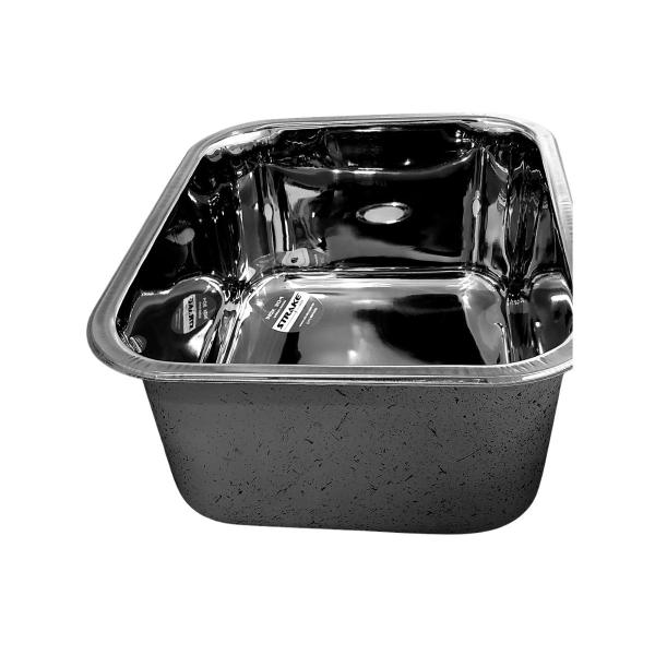 Imagem de Strake Cuba Simples Grande Inox 304 Alto Brilho  50x40x25 cm