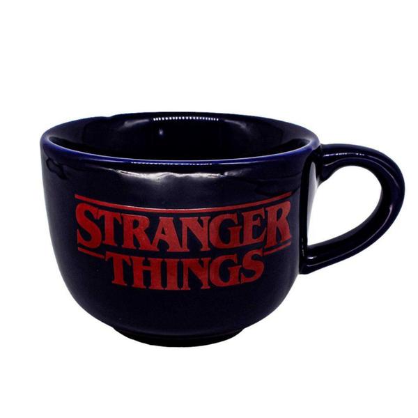 Imagem de Stranger Things Caneca De Sopa Cumbuca Porcelana 500Ml Oficial Netflix - Zona Criativa