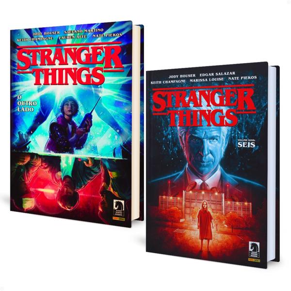 Imagem de Stranger Things Mangá Volume 1 E 2 (Colorido) Livro Capa Dura KIT Panini