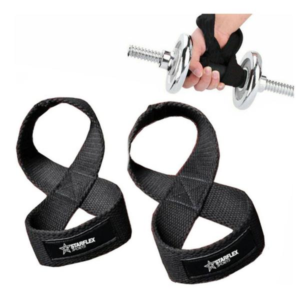Strap G8 Fita Academia Musculação Luva Treino Starflex Imagem de Strap G8 Fita Academia Musculação Luva Treino Starflex