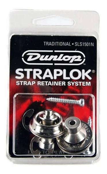 Imagem de Strap lock dunlop s1s1501n roldana tradicional nickel