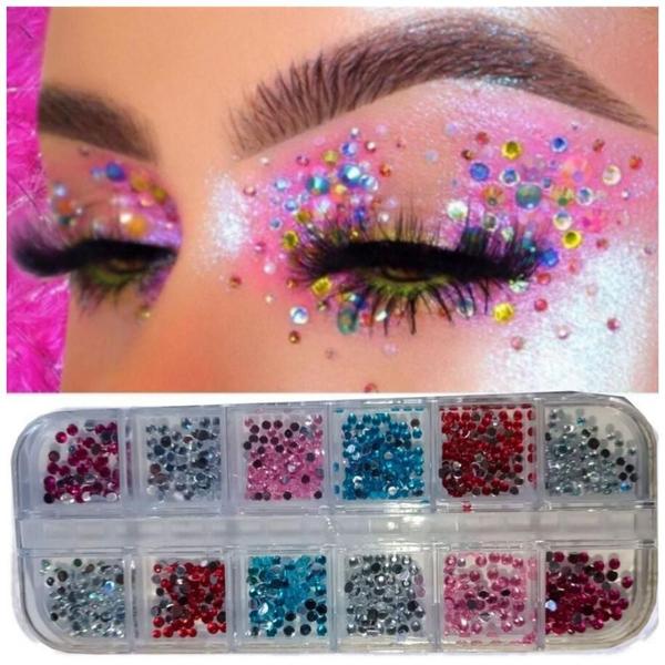 Imagem de Strass Kit Com 12 Cores