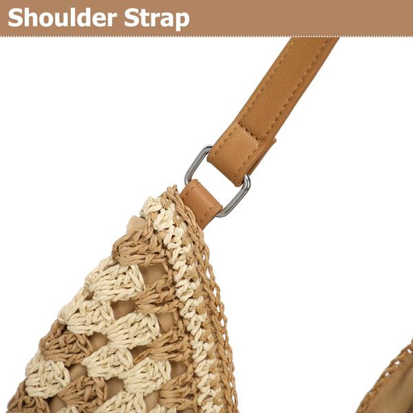 Imagem de Straw Hobo Bag YIKOEE Woven Beach Sacola para mulheres 2024