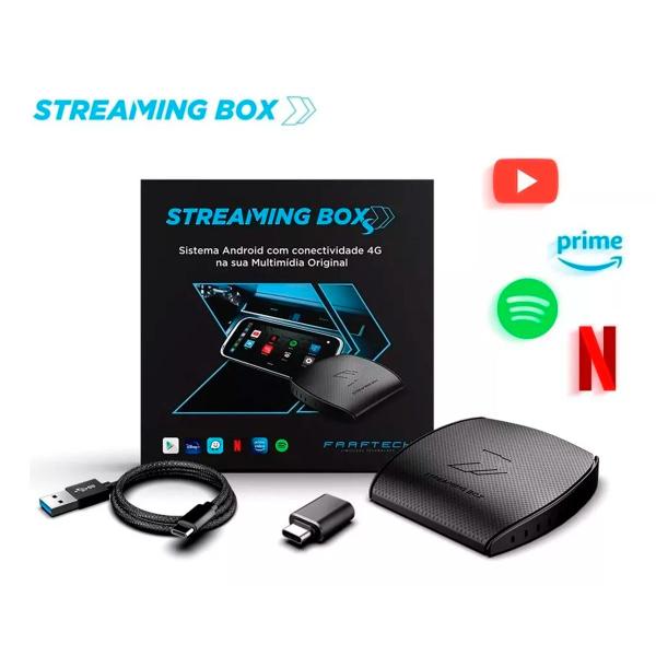 Imagem de Streaming Box Light 3gb 32gb Armazenamento Carros Renault Interface Usb Central Android Carplay 4g