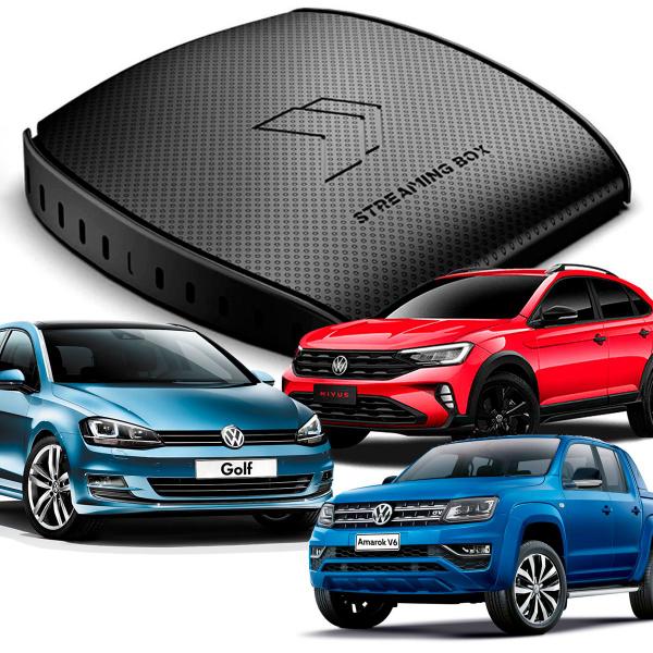 Imagem de Streaming Box Light 3gb 32gb Armazenamento Carros Volkswagen Interface Usb Central Android Carplay