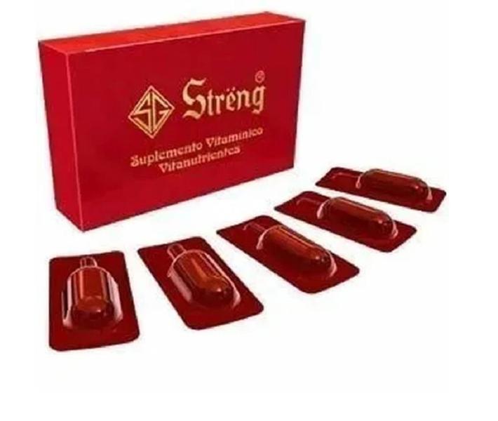 Imagem de Streng Suplemento Vitaminico 16 Frascos 5ml Kit 6 Unidades