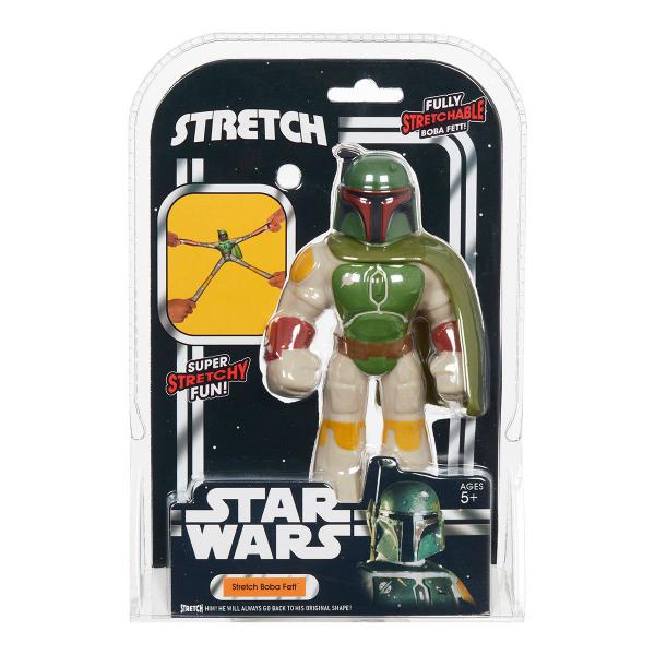 Imagem de Stretch - Boneco Star Wars Elático 17cm - Boba Fett