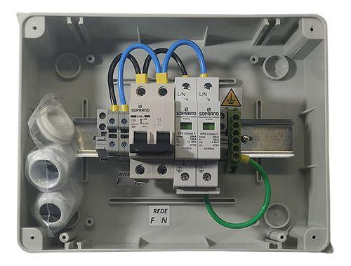 Imagem de String Box Ac 20A Dps + Disjuntor - Energia Solar On-grid