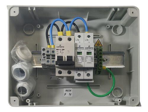 Imagem de String Box Ac 25A Dps + Disjuntor - Energia Solar On-grid