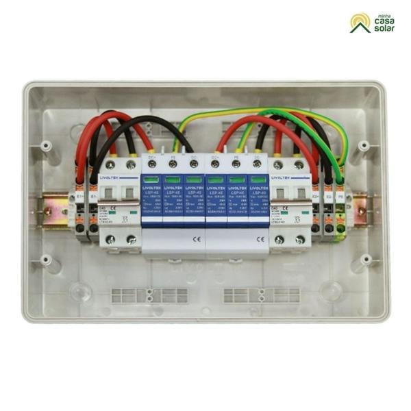 Imagem de String Box Solar 40A 1000V CC 2E/2S Livoltek - SBC HXCB10S-2/2