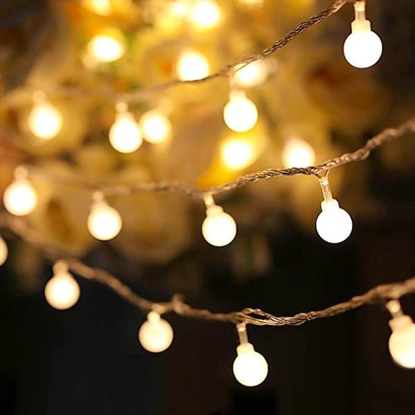 Imagem de String Lights Y YUEGANG Globe 10m 70 LED Warm White 8 modos