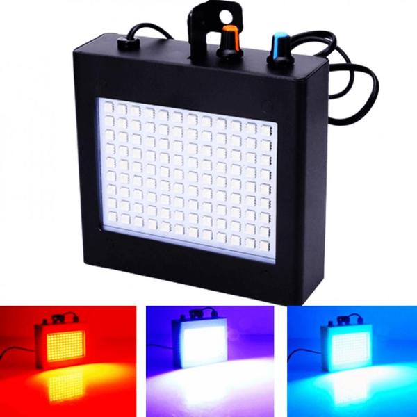 Imagem de Strobo 108 Leds Rgb Flash Estroboscópico Balada Show Iluminação de Palco TB1230