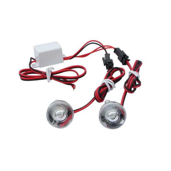 Imagem de Strobo De Led Para Moto Carro Branco Kit Barato