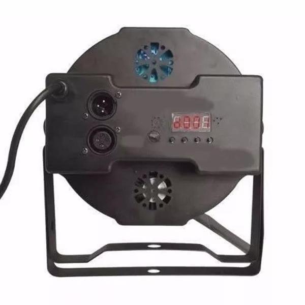 Strobo Refletor Canhao 18 Leds Display Digital Mini RGB - Abmidia Imagem de Strobo Refletor Canhao 18 Leds Display Digital Mini RGB