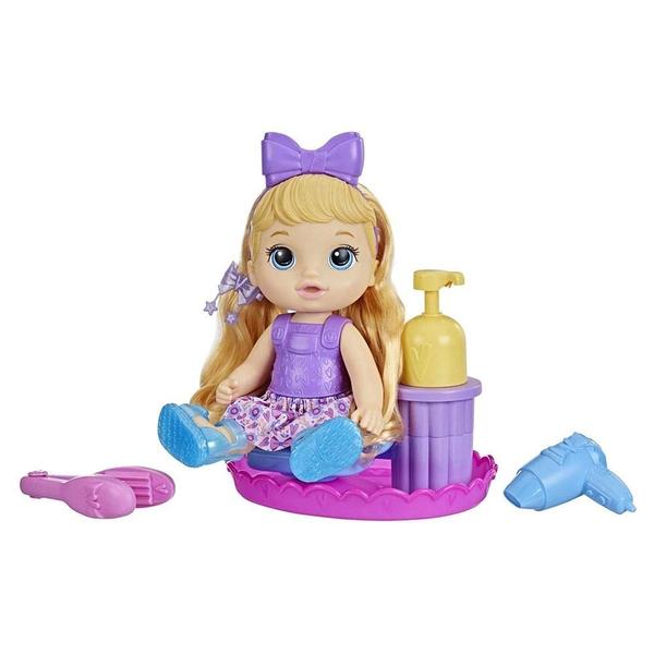 Imagem de Styling Doll Baby Alive Sudsy com cadeira de salão de beleza e cabelo loiro