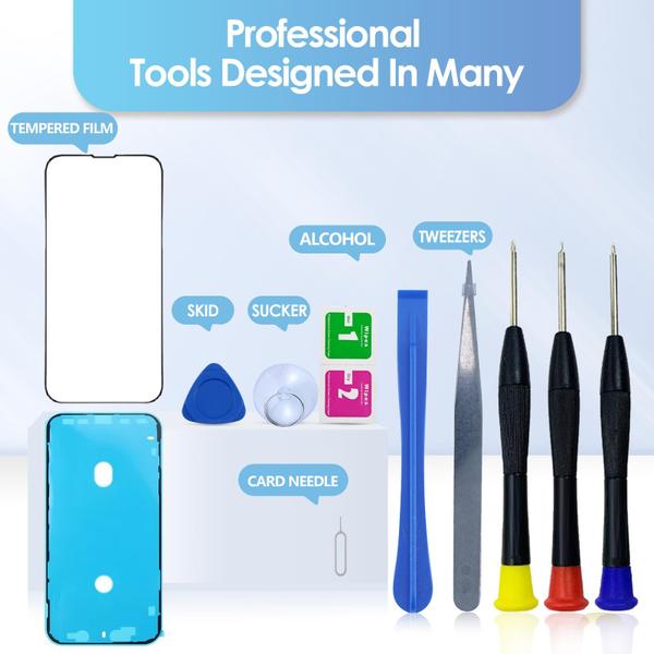 Imagem de Substituição da tela LCD para iPhone 13 FNKJYND de 6,1 polegadas com conjunto de ferramentas