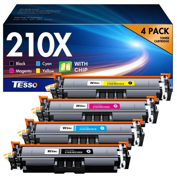 Imagem de Substituição dos cartuchos de toner TESSO 210X 210A para HP 210A