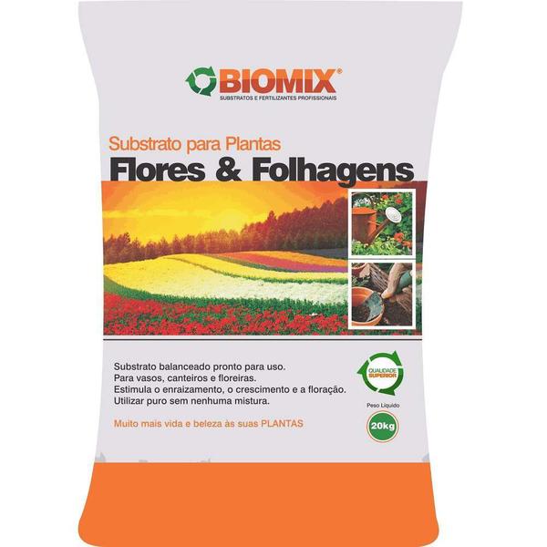 Imagem de Substrato Biomix Flores & Folhagens - 20Kg