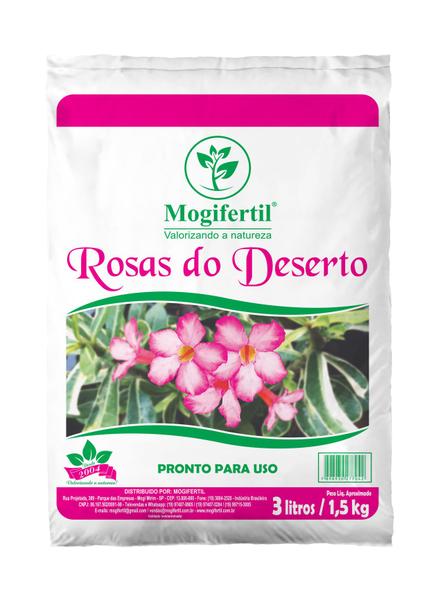 Imagem de Substrato para Rosas do Deserto adubo orgânico 3 litros Mogifertil - Gold Plant